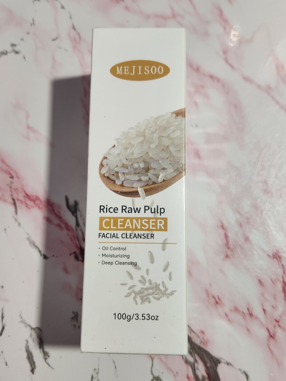 Rice Raw Pulp Facial Cleanser - White/Cream